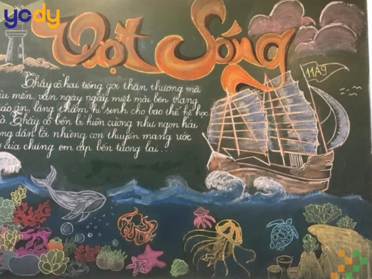 Lưu ý khi trang trí bảng 20/11