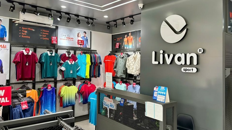 Shop bán đồ thể thao Livan Sport