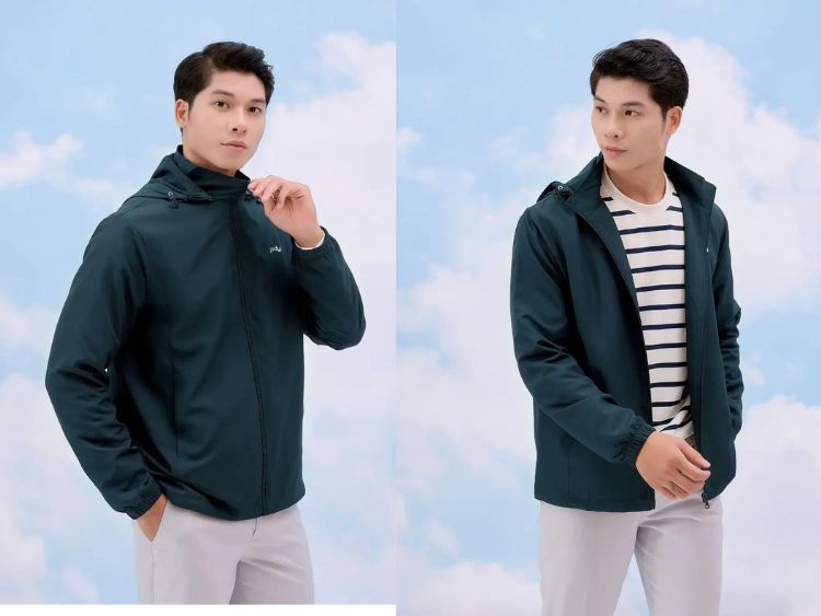 Áo Khoác Gió Nam Trượt Nước Thông Minh
