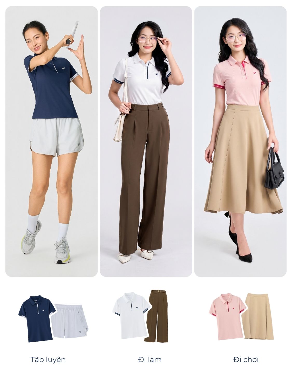 ÁO POLO THỂ THAO NỮ
