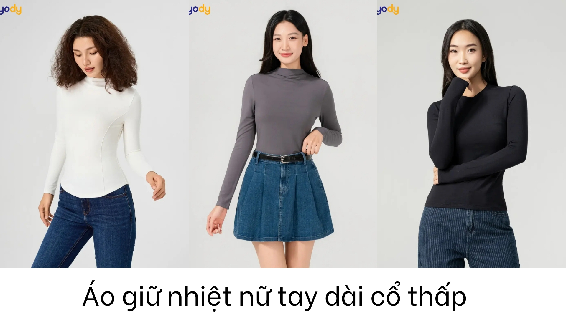 Bài viết - Áo giữ nhiệt nữ tay dài cổ thấp – Item không thể thiếu trong mùa lạnh