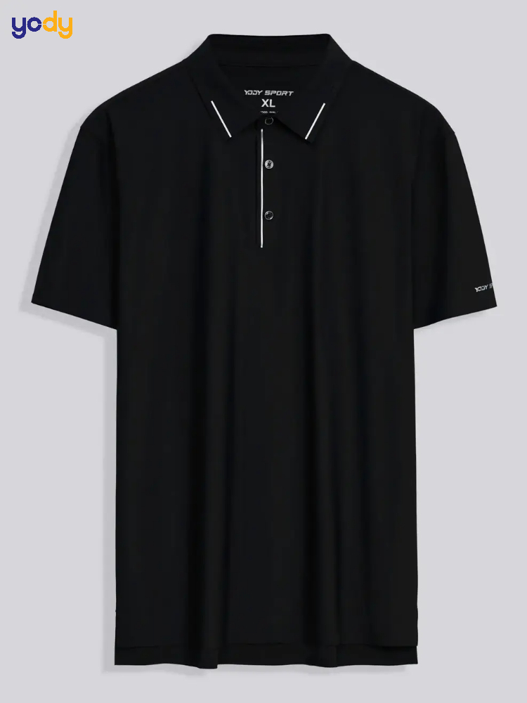 Áo Polo Nam Thể Thao Ép Seam Gấu Áo