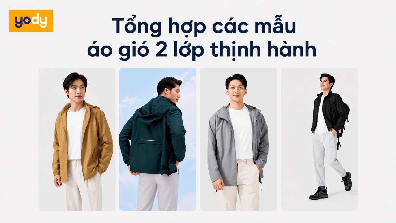 Áo gió 2 lớp: Đặc điểm, cách chọn và 9 thương hiệu uy tín đáng mua