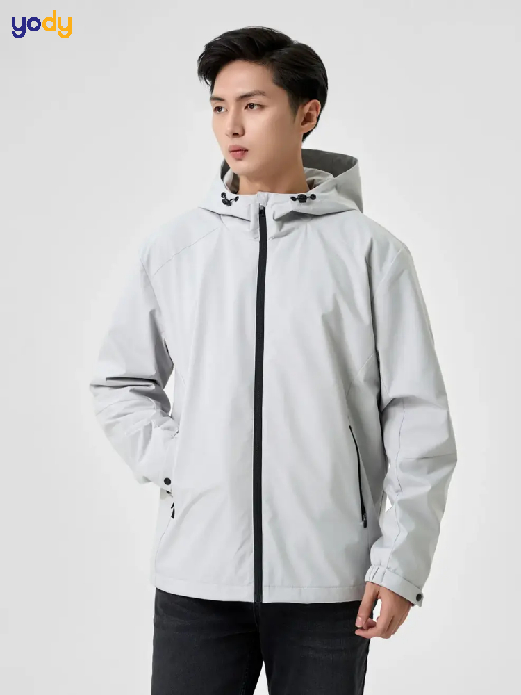 Áo Khoác Nam Mũ Liền Lót Lông