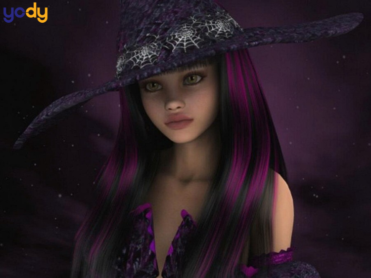 Halloween makeup nàng tiên bóng tối