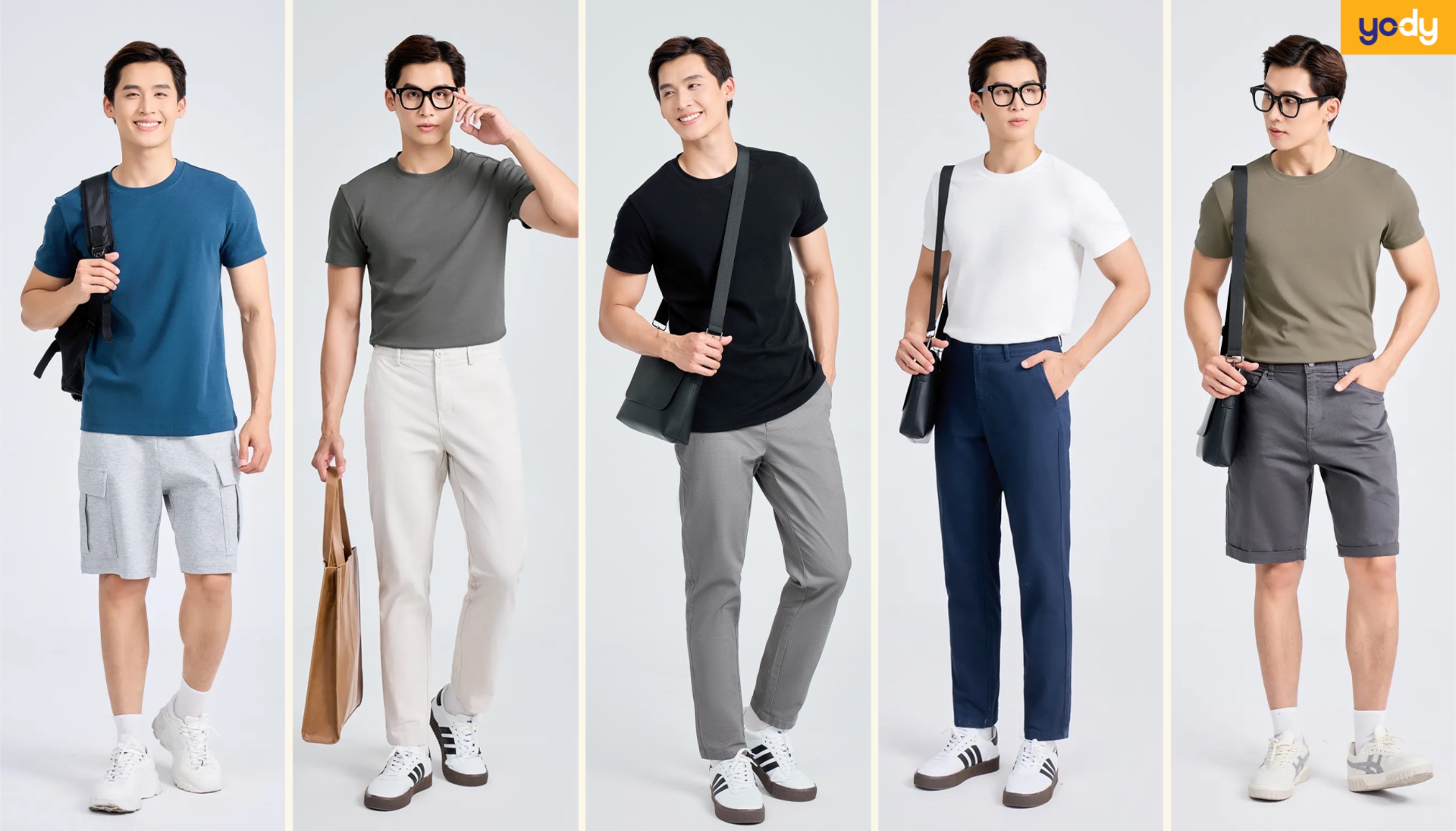 Áo nam - mặc sao cho chuẩn "soái ca" ở dù đi chơi, đi làm, tập thể dục?