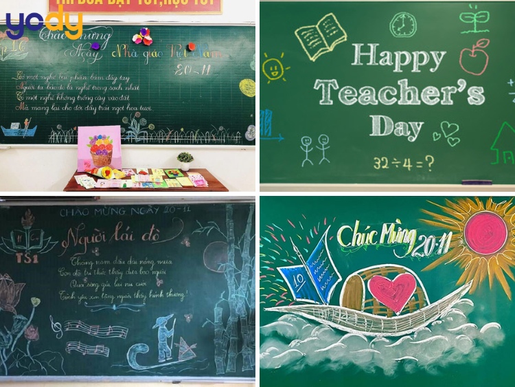 Mẫu trang trí bảng 20/11 đơn giản 2