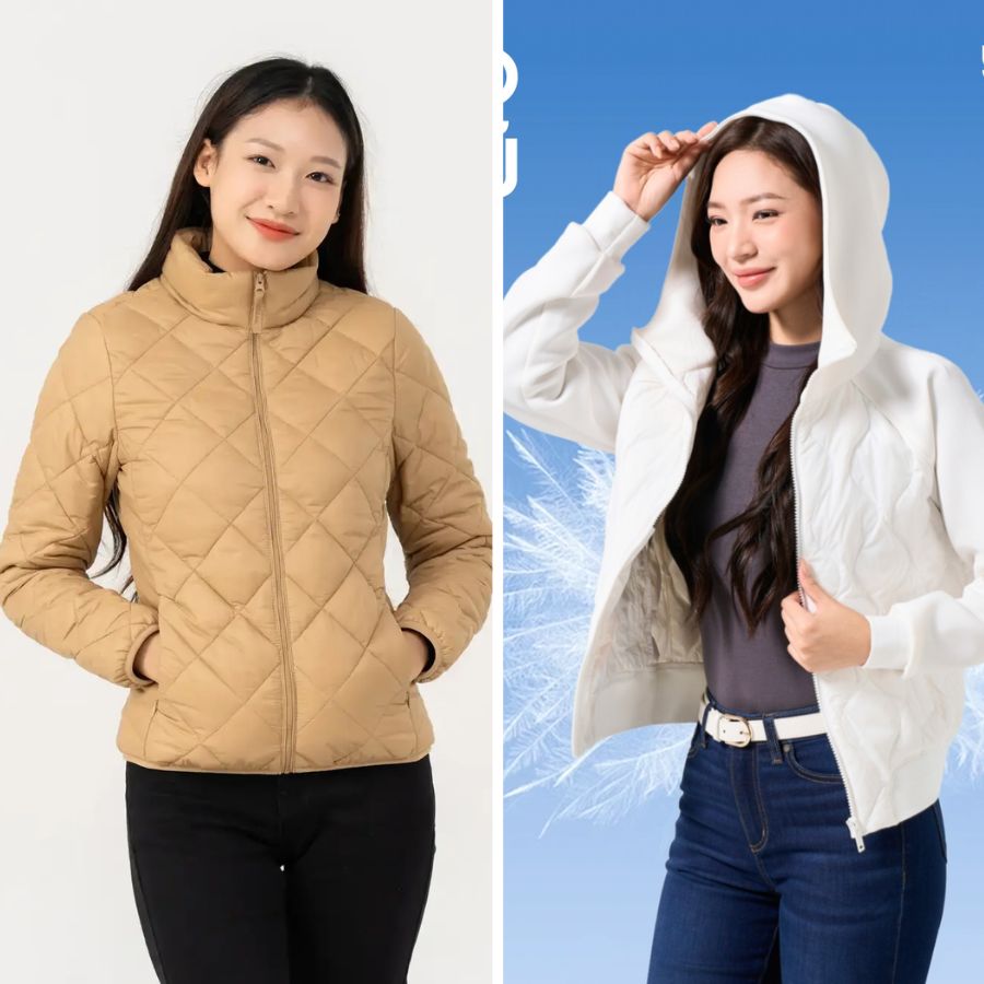 Áo phao lông vũ tự nhiên thì ấm hơn bông tổng hợp