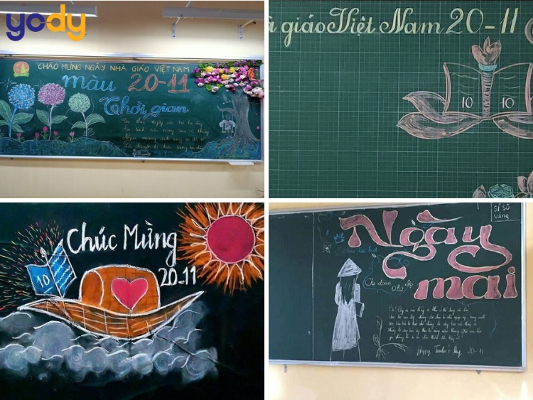 Mẫu trang trí bảng 20/11 đơn giản 1