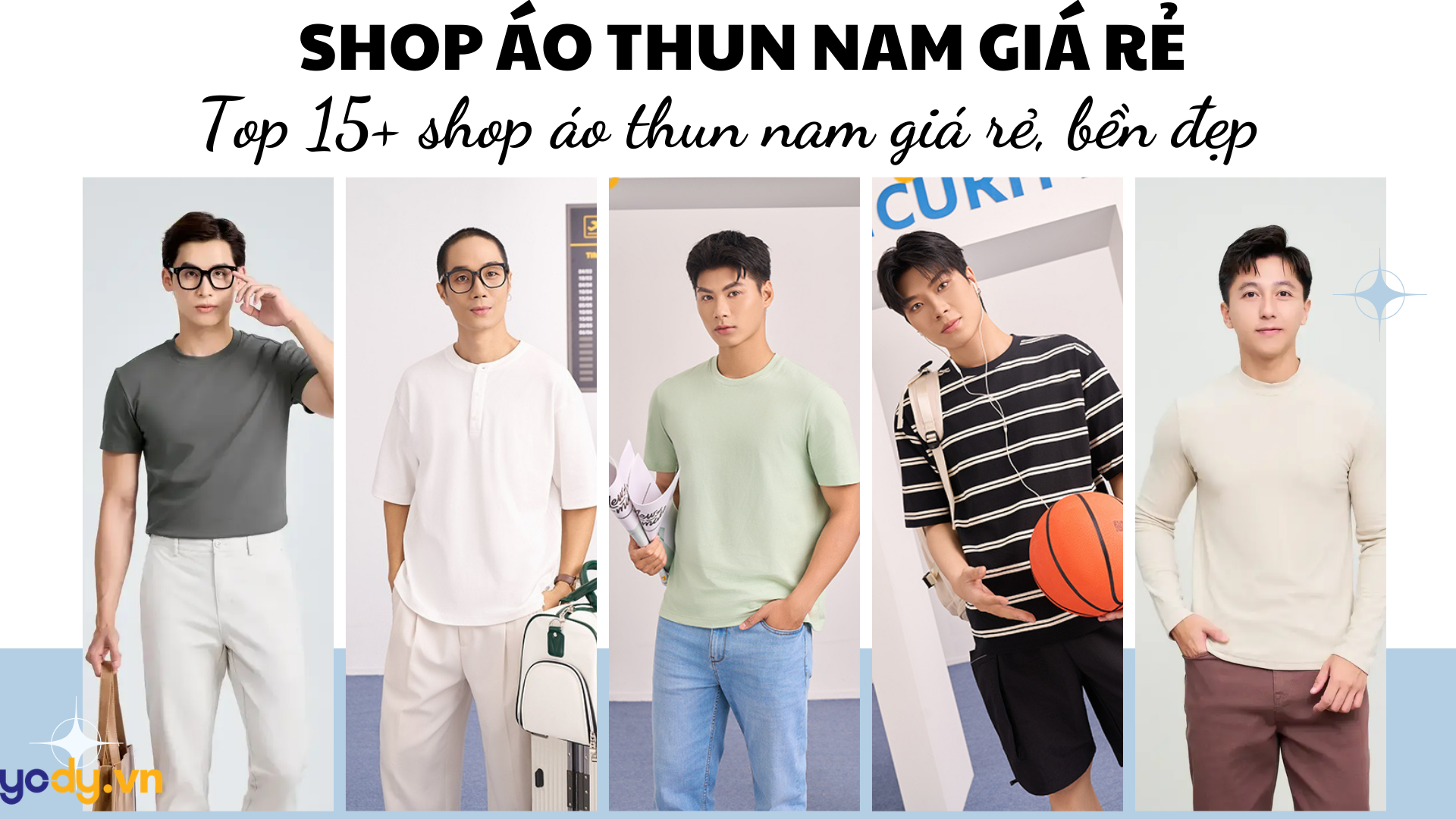 Săn lùng Top 15+ shop áo thun nam giá rẻ, bền đẹp "chuẩn không cần chỉnh"