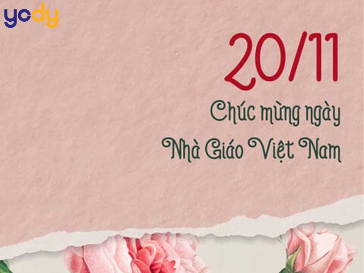 Mẫu thiệp 20/11 đẹp, đơn giản 10