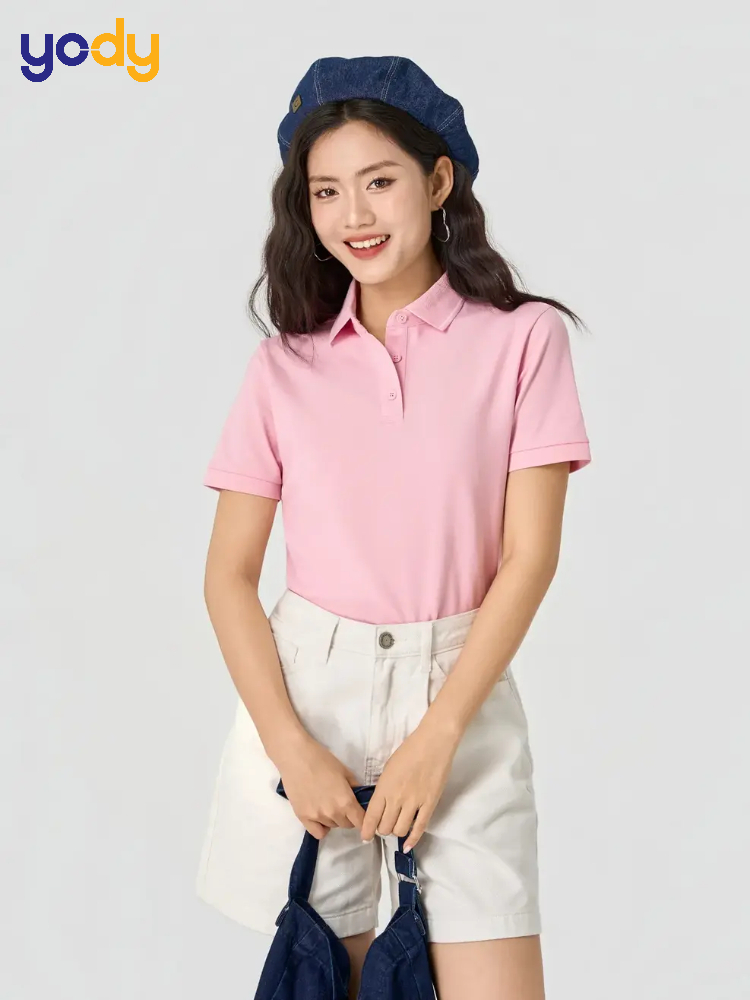 Áo Polo Nữ Cơ Bản Dáng Suông