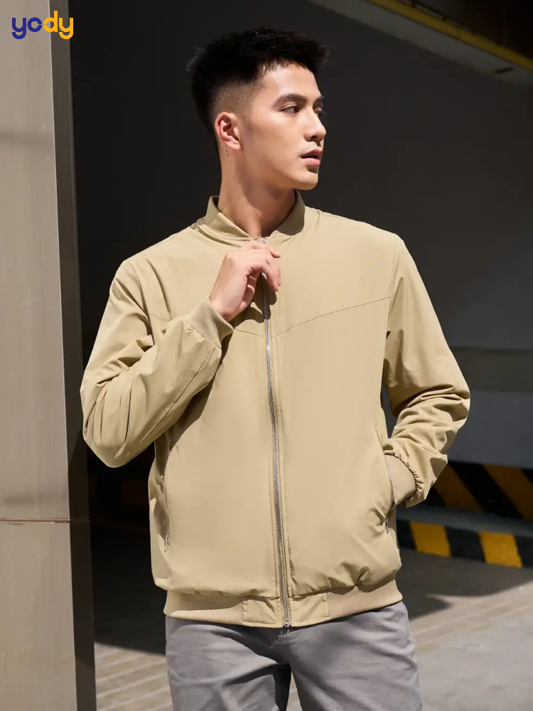 Áo Khoác Nam Bomber Bổ Ngực