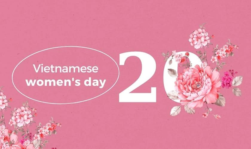 Banner 20/10 cho cửa hàng, showroom