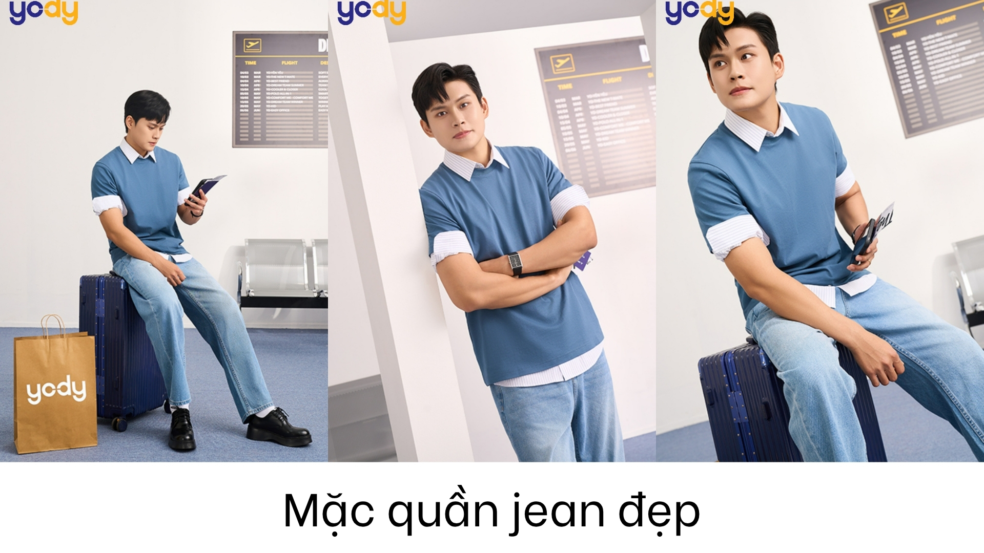 Gợi ý 10 công thức mặc quần jean nam đẹp, không đụng hàng