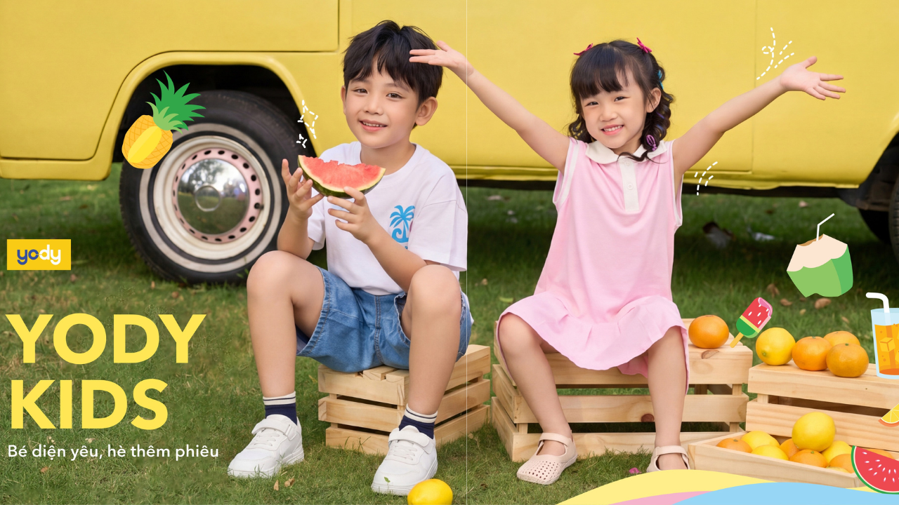 Bài viết - Quần áo trẻ em mùa hè thoáng mát, năng động cho bé tại YODY