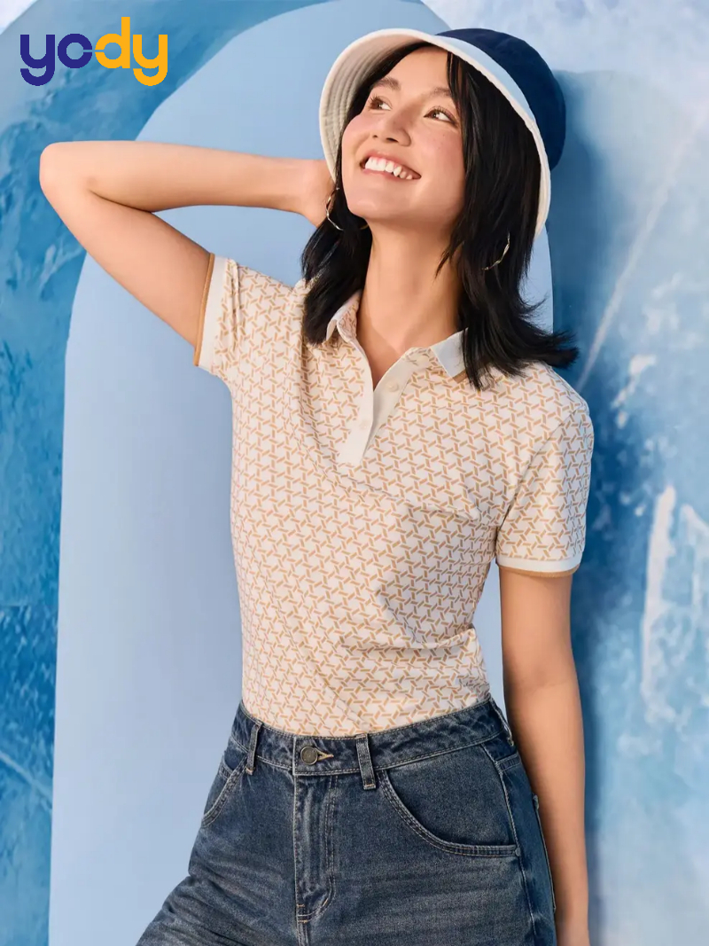 Áo Polo In Tràn Hoạ Tiết