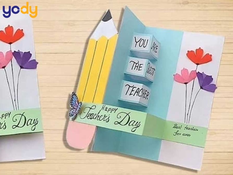 Mẫu thiệp 20/11 tự làm đơn giản, sáng tạo 8