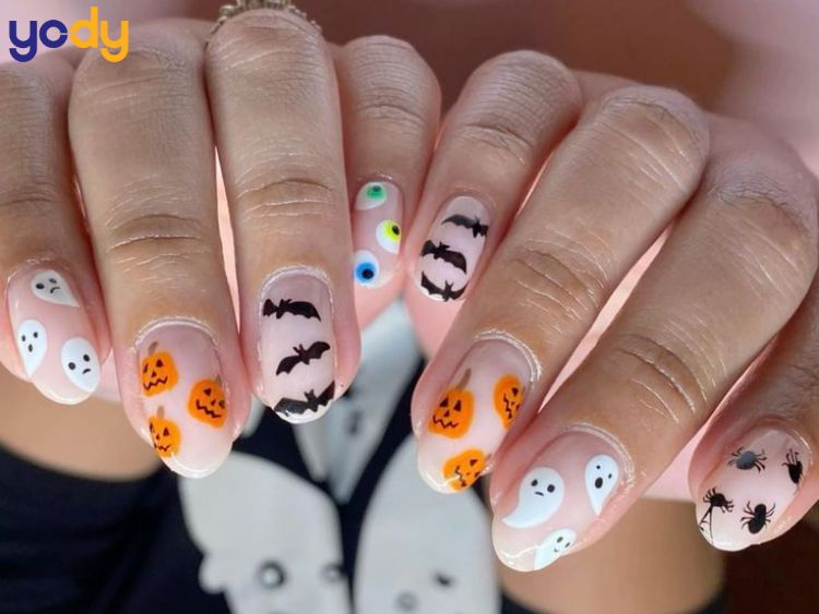 Nail Halloween mix & match