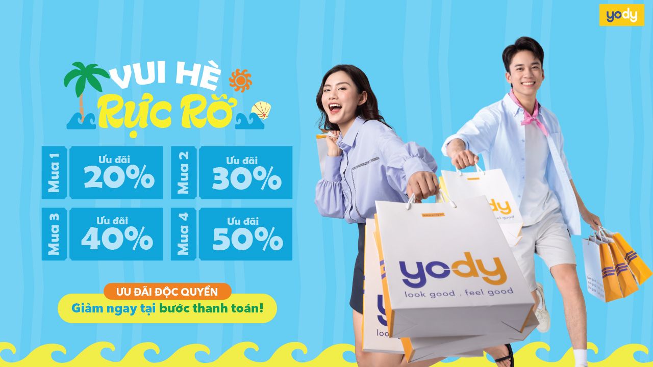 Vui Hè Rực Rỡ: Sắm Đồ Hè Ưu Đãi Đến 50%