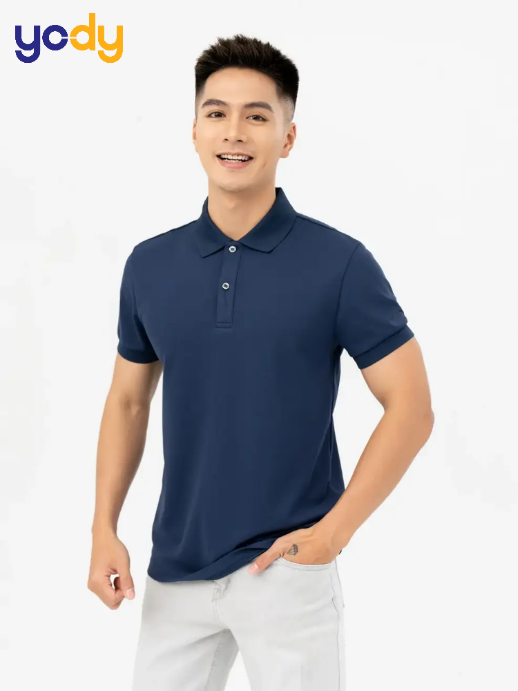 Áo polo nam s.cafe dệt tổ ong basic