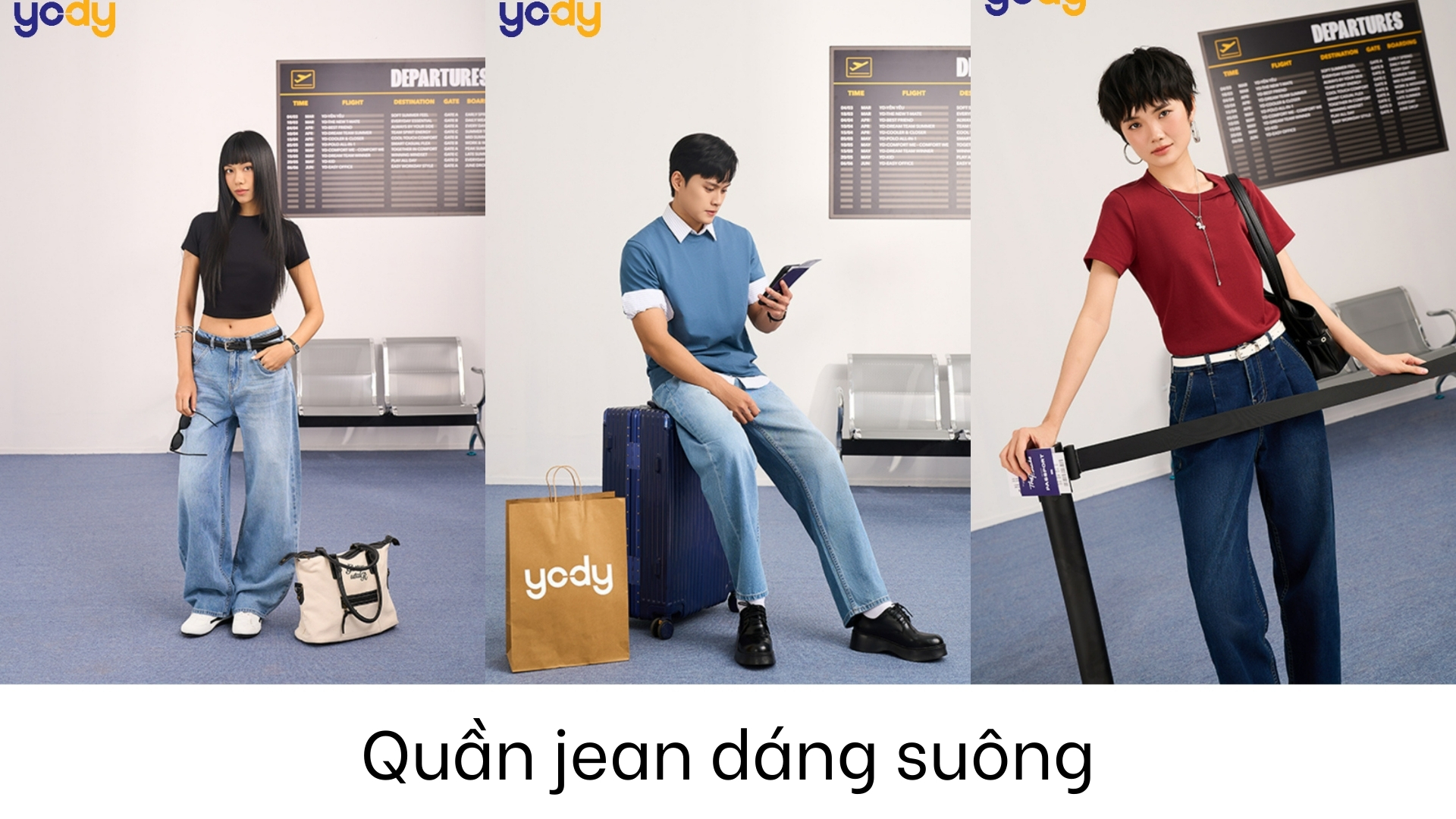 10 Shop bán quần jean dáng suông chất lượng, dáng cực đẹp