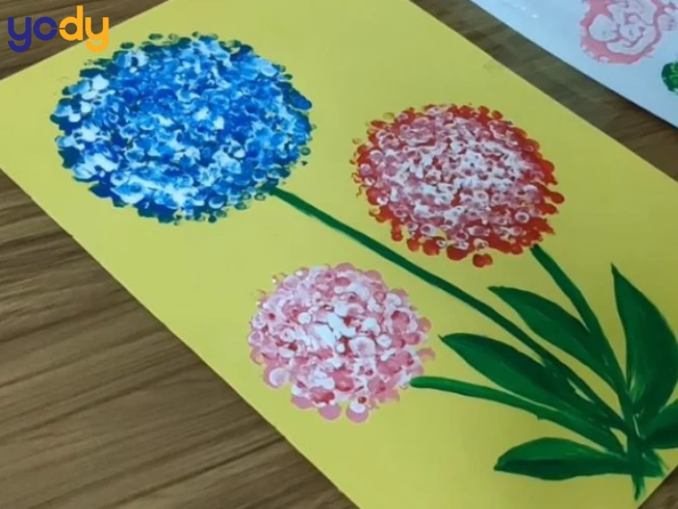 Cách làm thiệp 20/10 bằng giấy A4 sáng tạo hình bông hoa