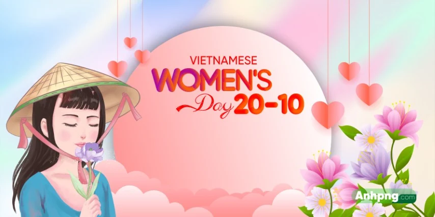 Banner 20/10 cho tiệc tại gia