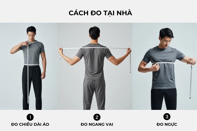 Hướng dẫn cách lấy số đo tại nhà