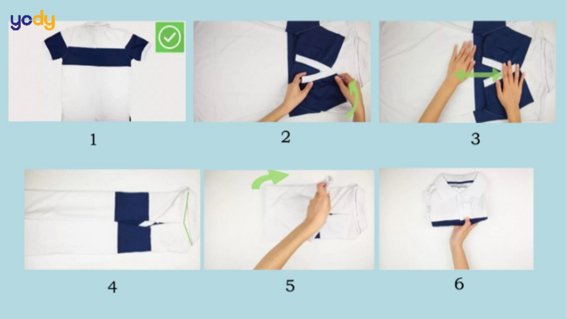 Bài viết - Bỏ túi các cách gấp áo polo đơn giản siêu gọn để đi du lịch