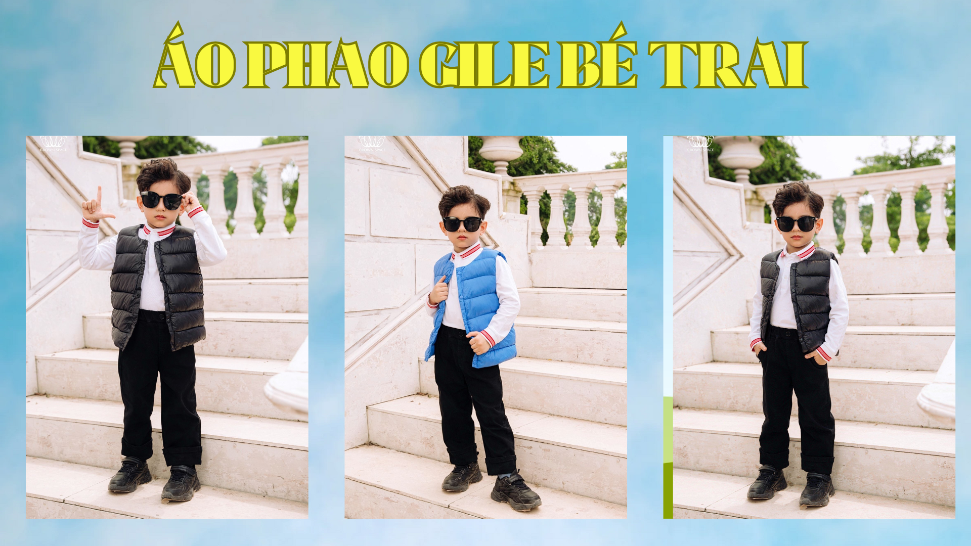 Bài viết - Áo phao gile bé trai: TOP 6 mẫu mới nhất, hướng dẫn chọn size & Phối đồ cực chất