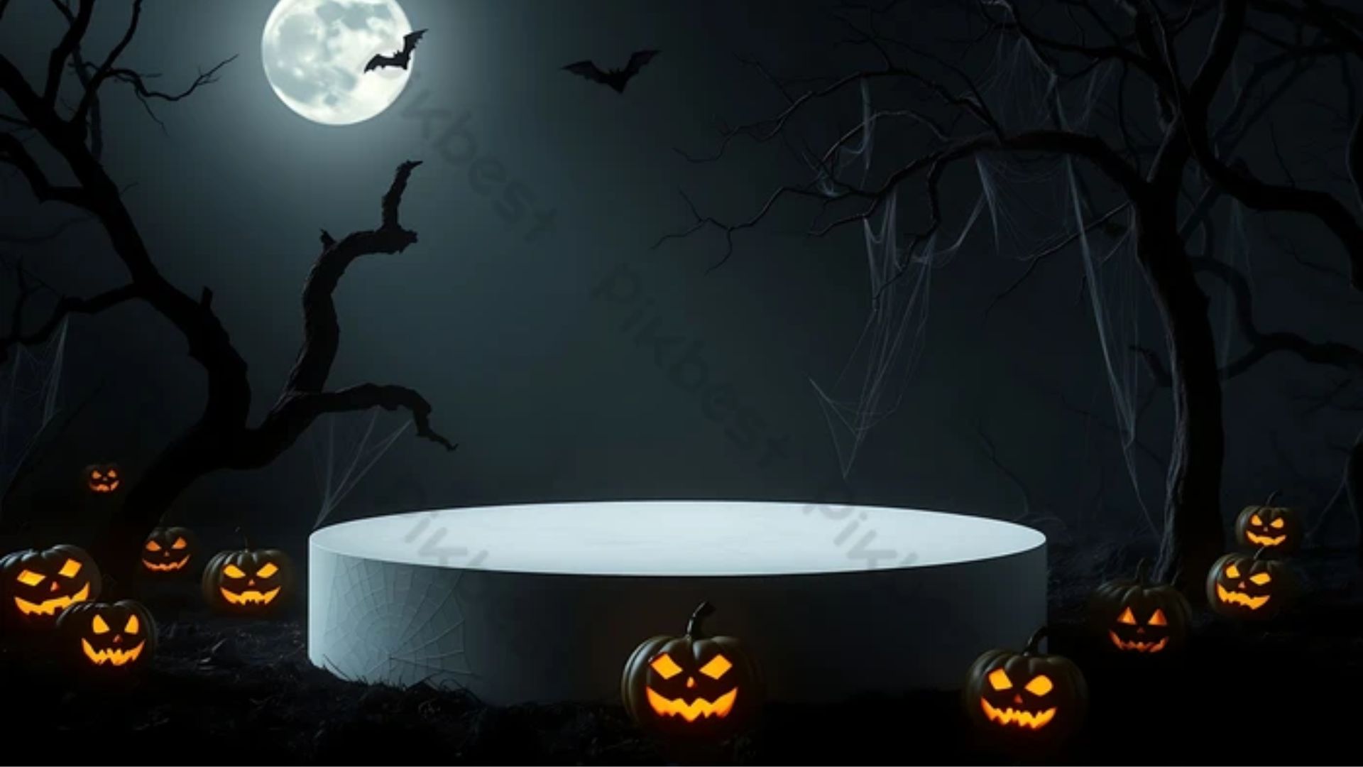 Hình nền Halloween ma quái huyền bí cho máy tính