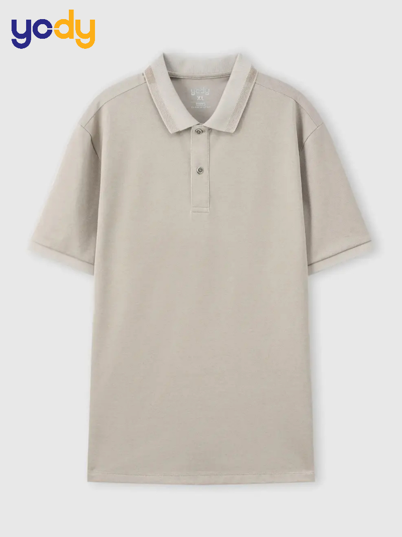 Áo Polo Nam Ngắn Tay Phối Bo