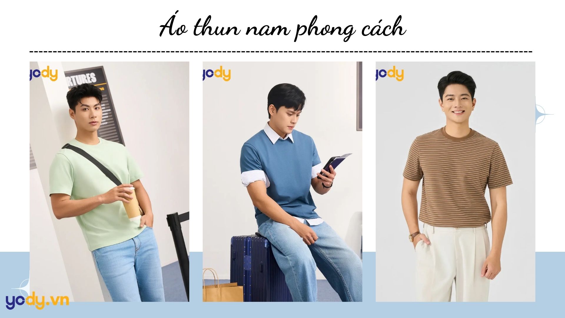 Bài viết - TOP 10 mẫu áo thun nam phong cách được săn đón nhiều nhất hiện nay