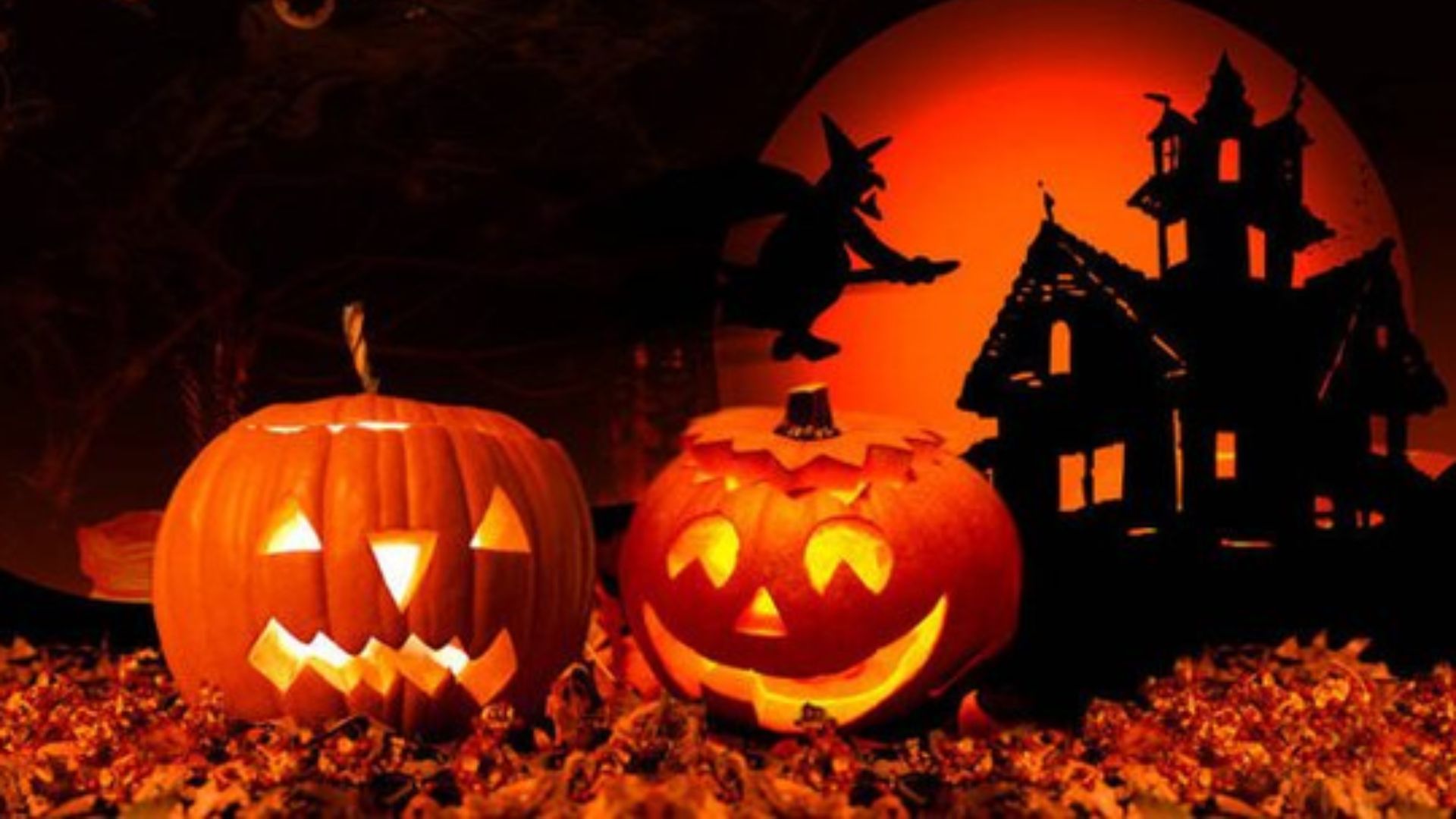 Hình nền Halloween bí ngô cho máy tính