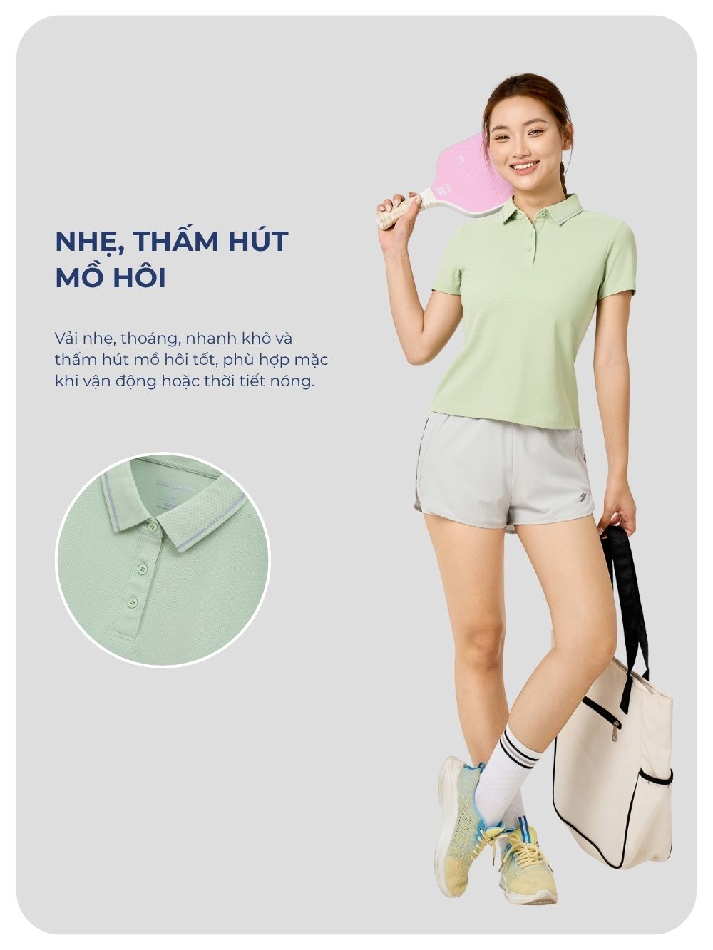 ÁO POLO THỂ THAO NỮ