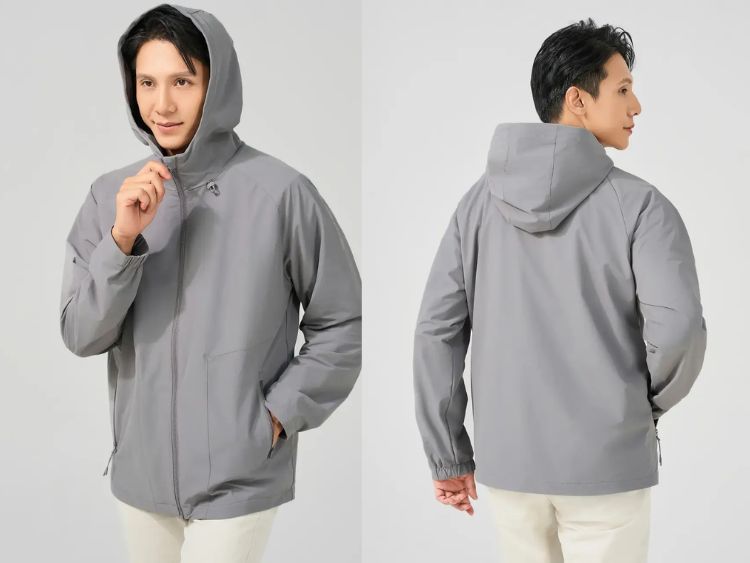 Áo Khoác Gió Nam 2 Lớp Siêu Co Giãn