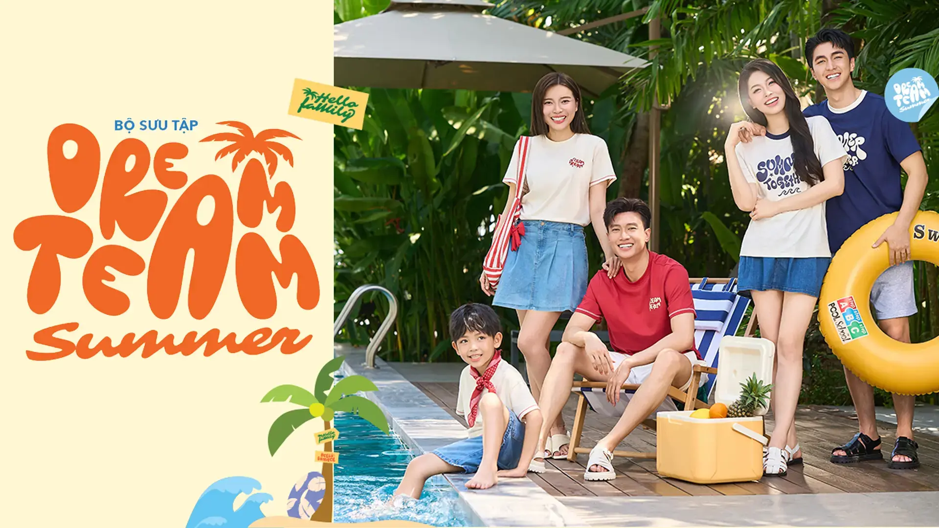 Bài viết -  Áo thun gia đình đi biển: Top mẫu thiết kế đẹp, vải Cotton USA cực xịn 