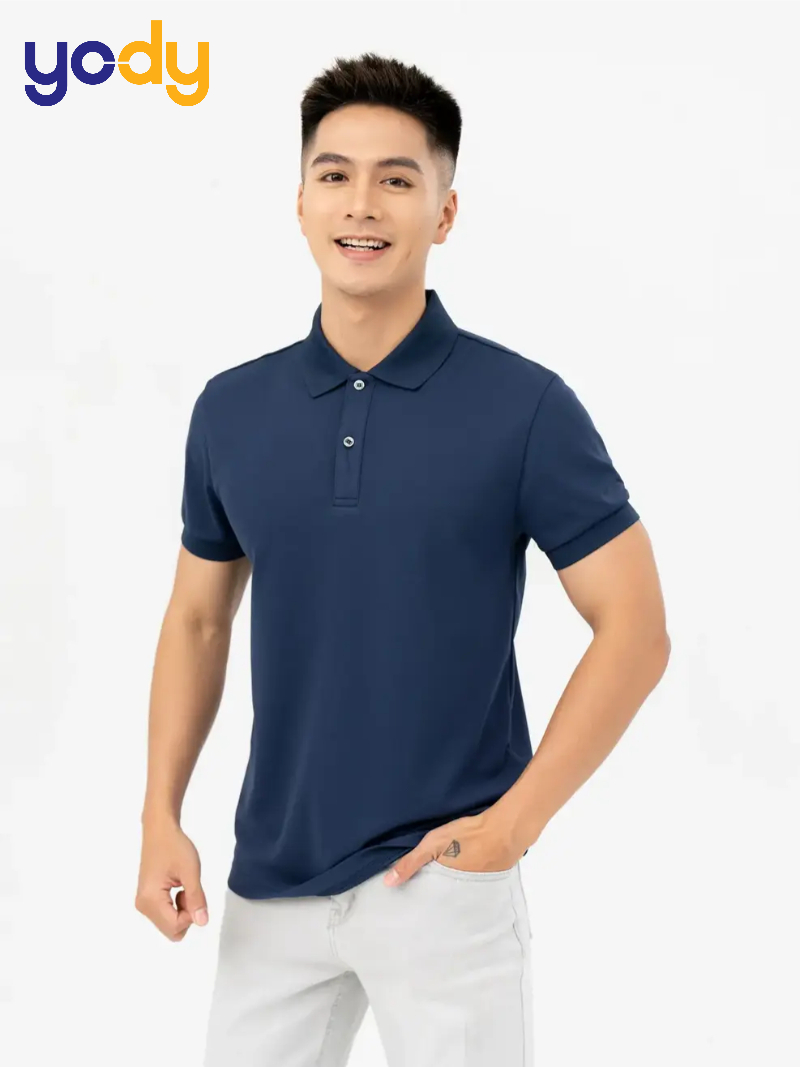 Áo Polo Unisex Cafe Dệt Tổ Ong Basic