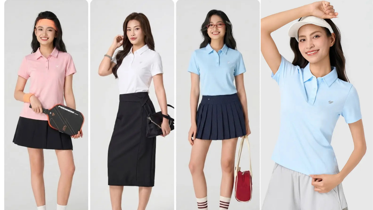 Áo polo nữ essential năng động YODY: Cứu cánh mùa hè cho nàng mê vận động