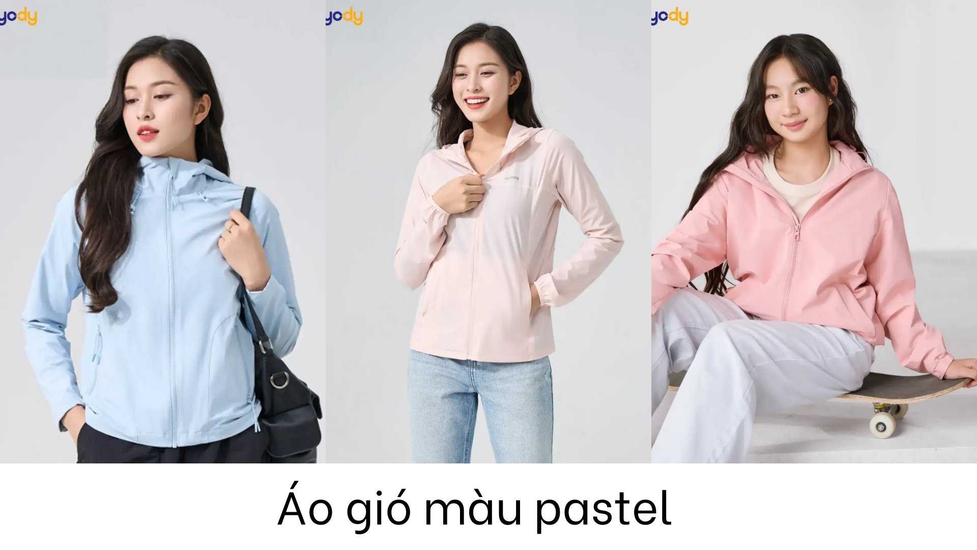 10 Shop áo gió nữ màu pastel thời trang, trẻ trung