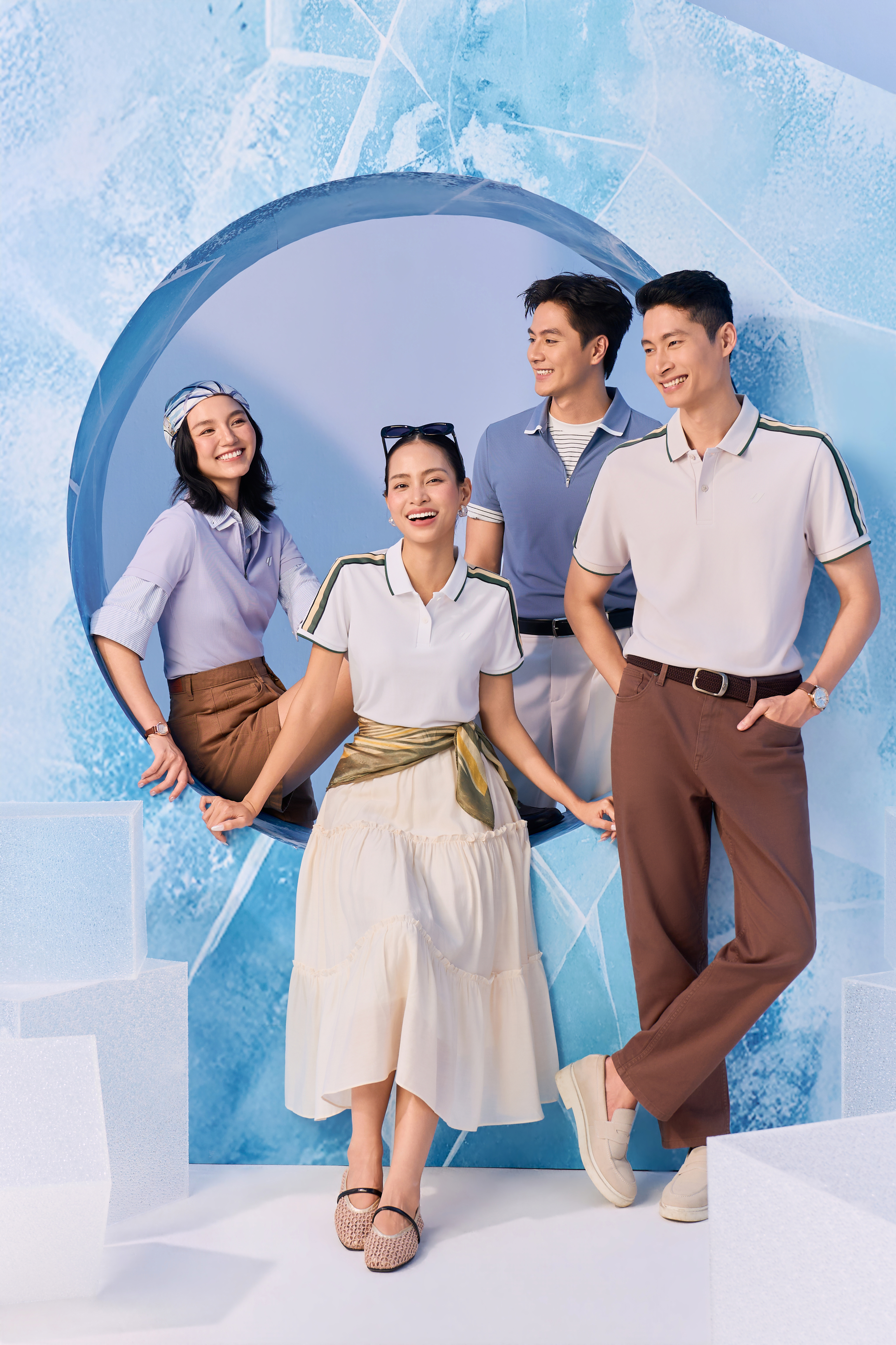 Thăng hạng phong cách Thời trang Xuân Hè 2026 cùng Áo Polo YODY sợi ice cafe