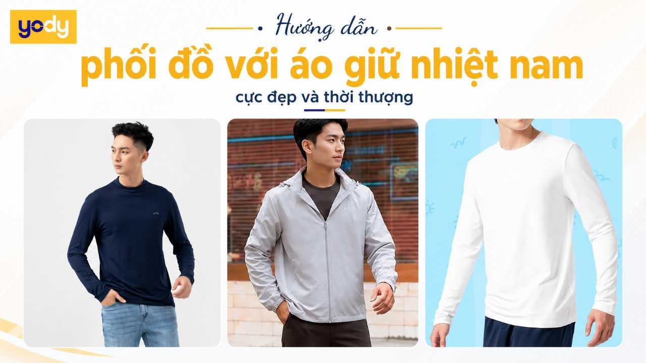 Phối đồ với áo giữ nhiệt nam – Giữ ấm và thể hiện phong cách mùa đông