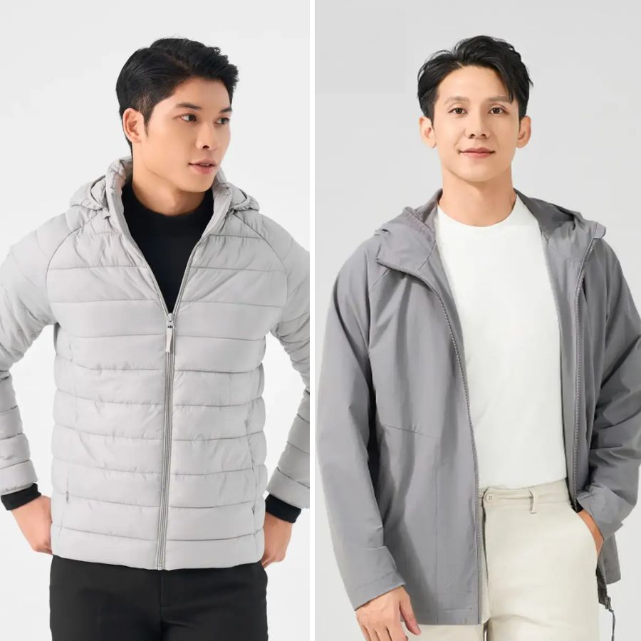 Chọn áo phao và áo gió phù hợp với nhu cầu sinh hoạt