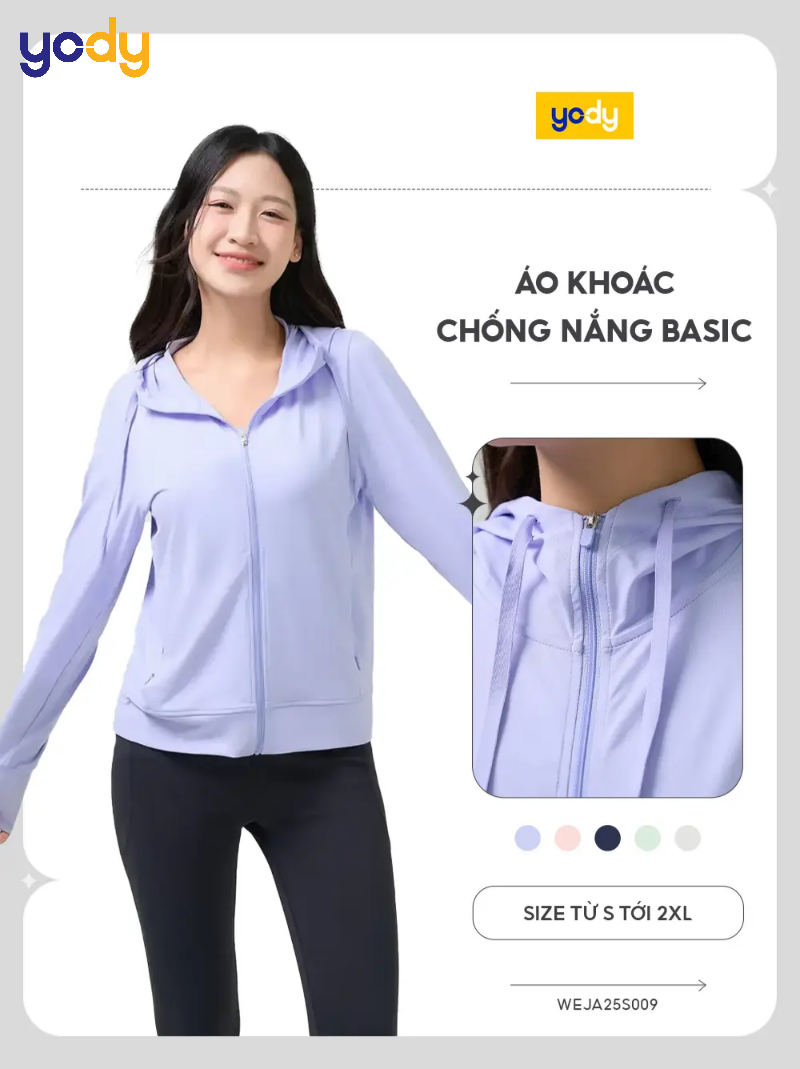 Áo Khoác Chống Nắng Basic